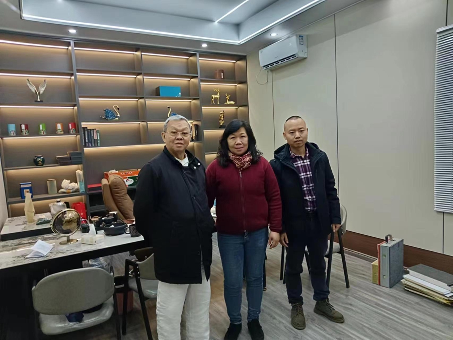 法國華僑代表團蒞臨睿婕輕鋼別墅工廠考察，探尋合作機會！